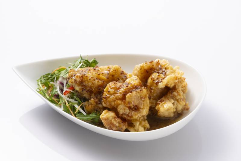 鶏肉の唐揚げ　ハニーマスタード
