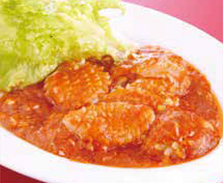 牛肉と野菜の黒胡麻炒め